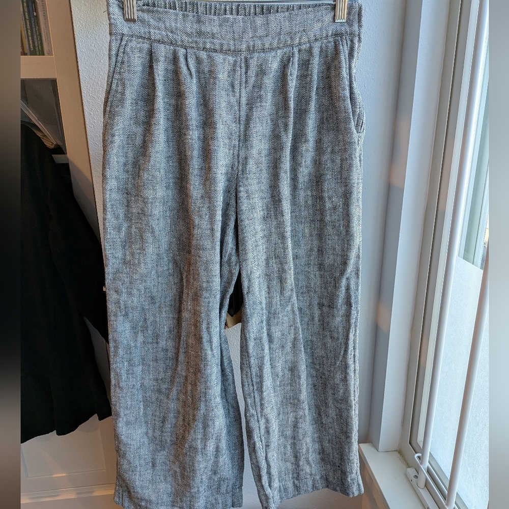 Rachel Comey x Target Herringbone Wide Leg Linen Blend Pants Size 4